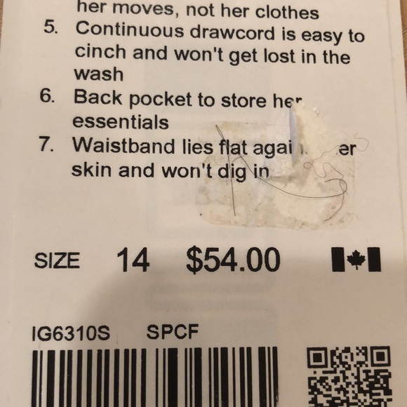 NWT Ivivva by Lululemon Rhythmic Crop NWT Size 14 Girls Legging IG6310S - Picture 12 of 16